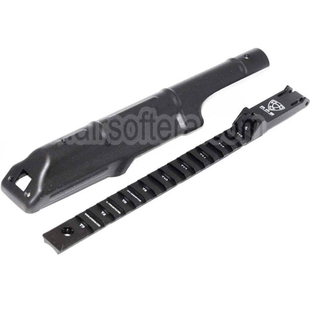 APS Haut Boîtier Couverture avec Rail Tactique La hausse Convient pour APS AEK AK Série AEG Fusil Airsoft Noir