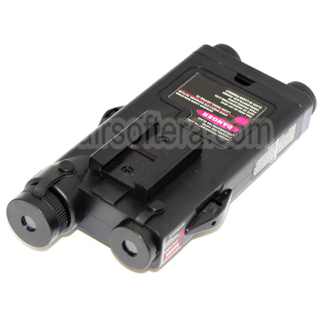 D-BOYS PEQ 2 Style Batterie Boîte avec RIS Montage Convient pour AEG Airsoft Noir