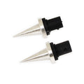 5KU Métal Acier Spikes connecteur pour Atlas Bipied Noir/Argent