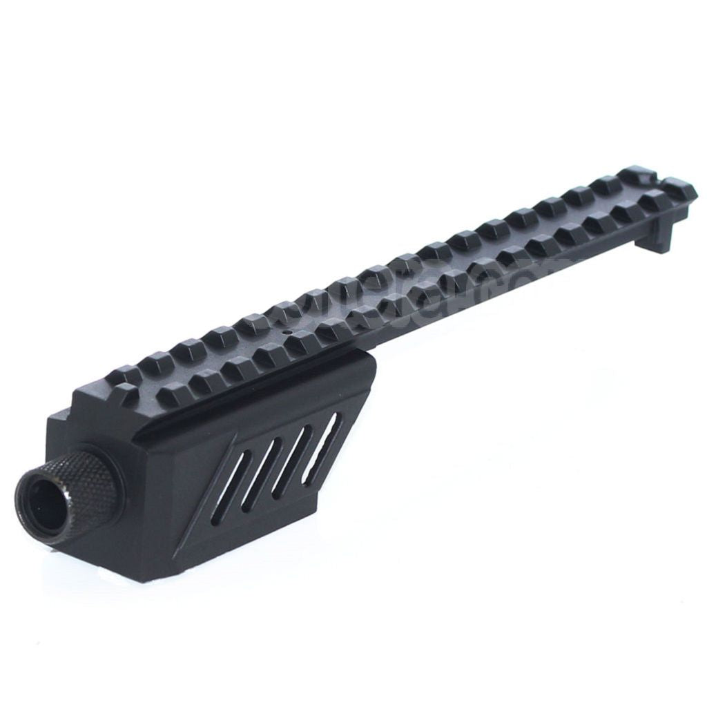 CYMA Canon Accessoire Extension Rail Montage Convient pour CYMA CM030 Tokyo Marui G18C AEP AEG Pistolet Airsoft Noir