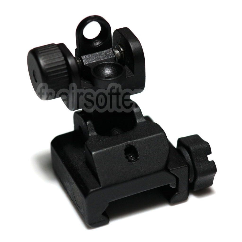 APS Pliant Battle Hausse Convient pour All M4 M16 AR-Série Fusil Airsoft avec rail Standard 20mm RIS/RAS