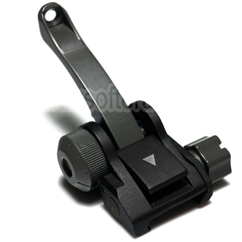 APS Rabattable Tactique Hausse Convient pour 20mm Rail Fusil Airsoft