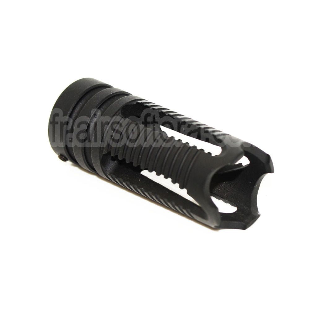 APS Phantom Muzzle Frein de Bouche Convient pour -14mm CCW sens antihoraire Canon Fusil Airsoft Noir