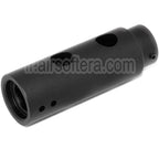 APS Mini Y Comp Muzzle Frein de Bouche Convient pour +14mm CW sens horaire Filetage Canon Fusil Airsoft Noir