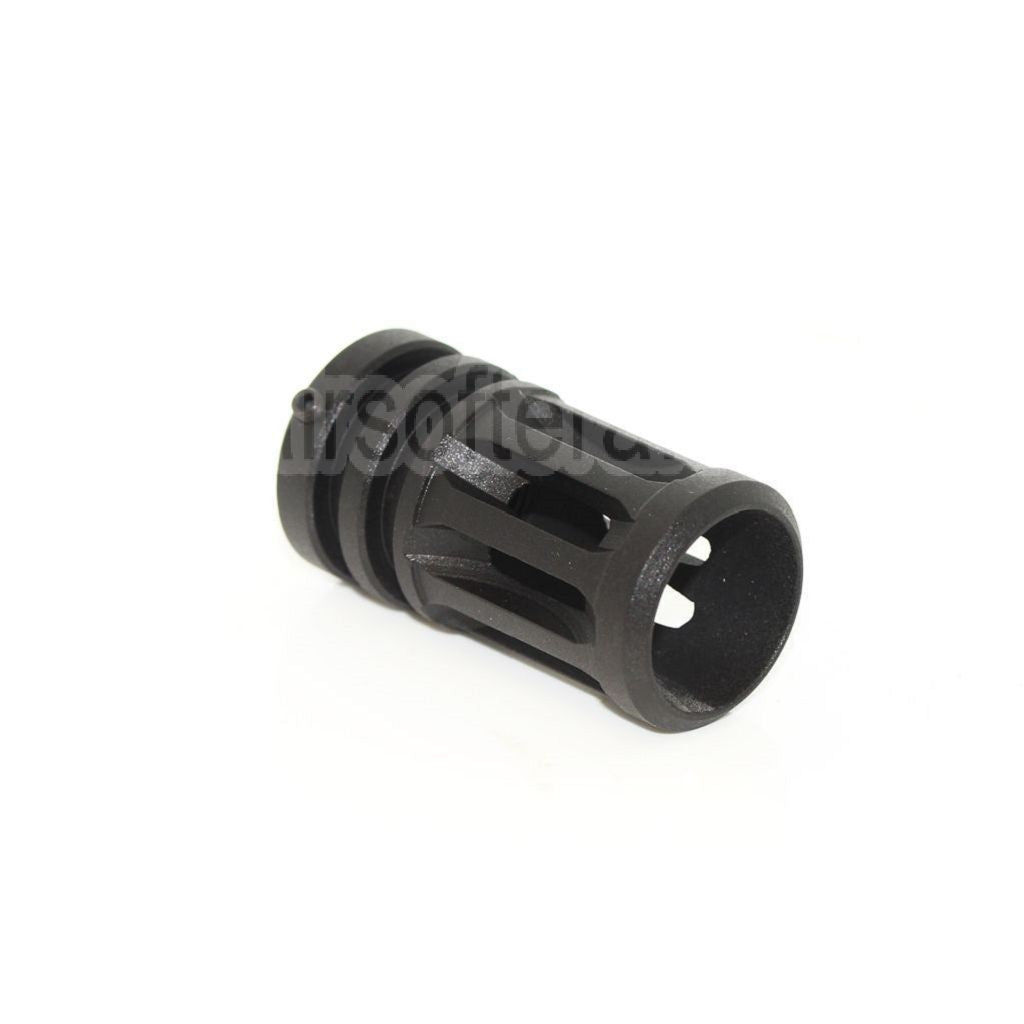 APS Bird Cage Muzzle Frein de Bouche Convient pour -14mm CCW sens antihoraire Canon Fusil Airsoft Noir
