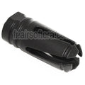 APS Vortex Muzzle Frein de Bouche Convient pour -14mm CCW sens antihoraire Canon Fusil Airsoft Noir
