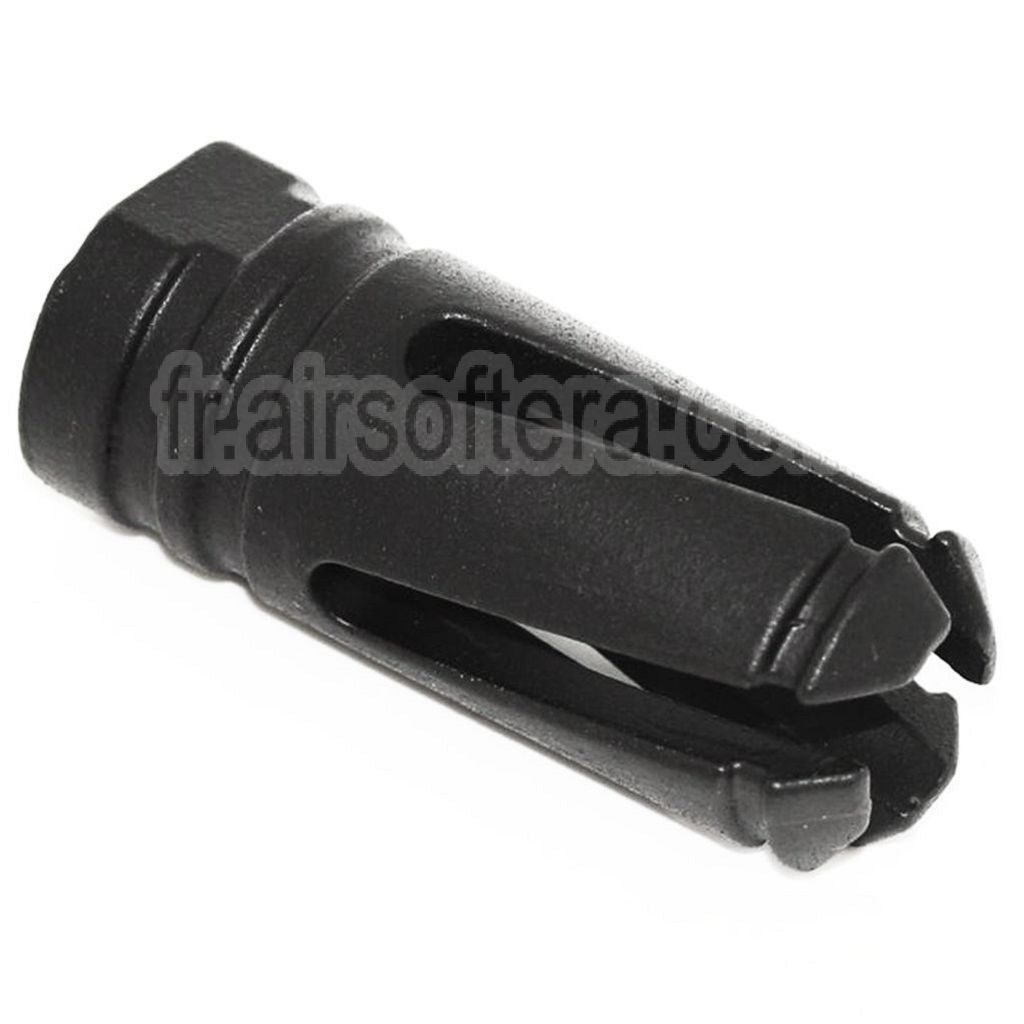 APS Vortex Muzzle Frein de Bouche Convient pour -14mm CCW sens antihoraire Canon Fusil Airsoft Noir