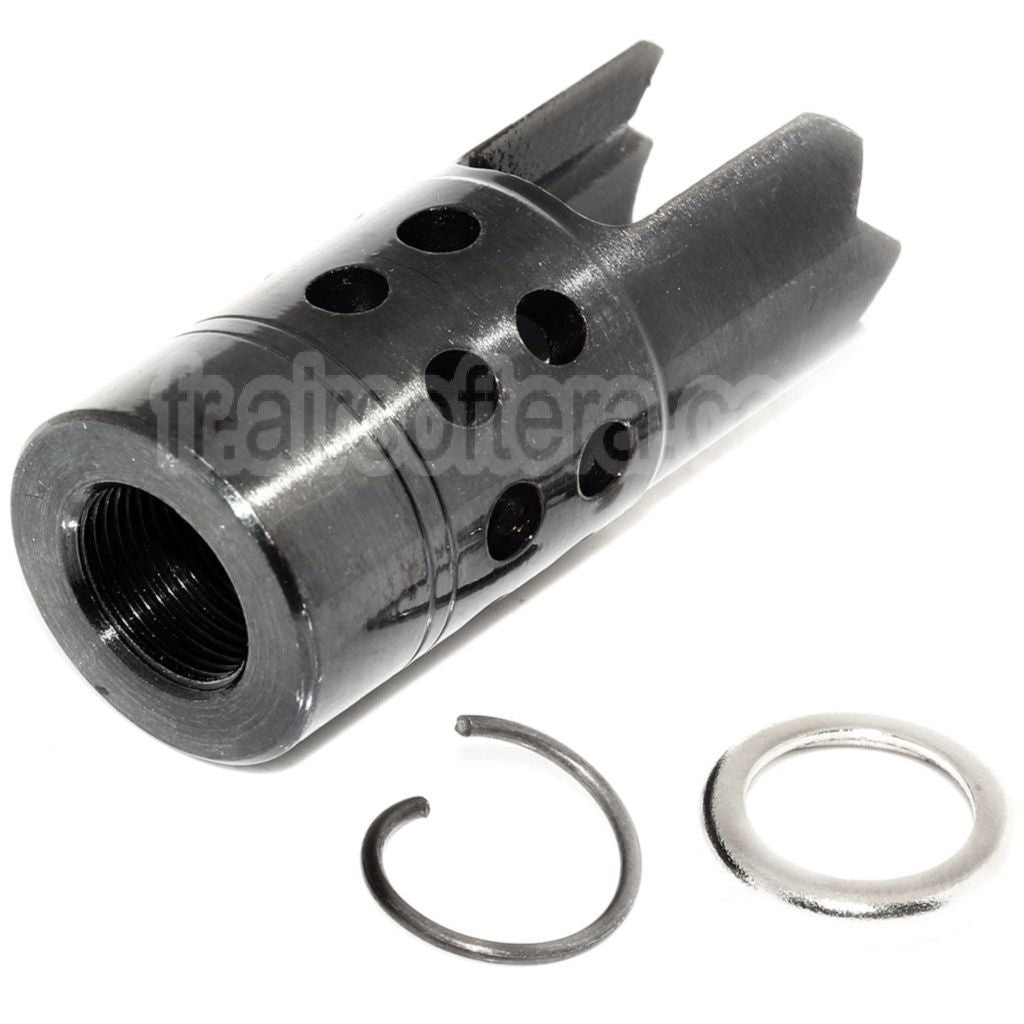 APS Rebar Cutter Frein de Bouche Convient pour +14mm CW sens horaire Fileté Canon Fusil Airsoft