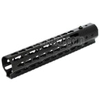 AirsoftEra CNC Aluminium 10 Pouces RAS Garde-Main Keymod Rail System Convient pour M4 M16 AEG Série Fusil Noir