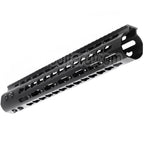 AirsoftEra CNC Aluminium 13.5 Pouces Keymod RAS Rail de Garde-Main Convient pour M4 M16 Série AEG Fusil Noir