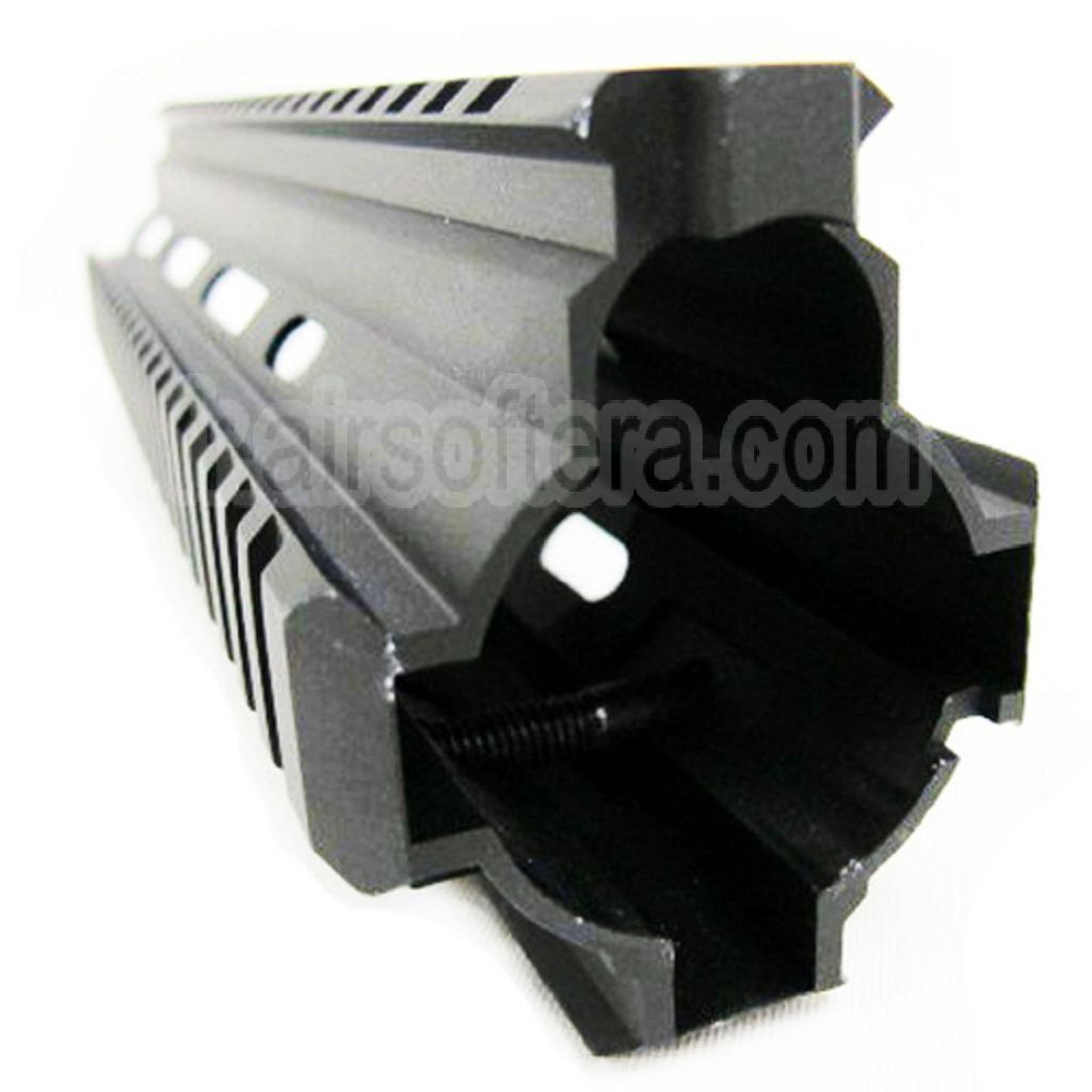 AirsoftEra CNC Aluminium 10.5 Pouces RAS Rail de Garde-Main Convient pour 416 Série AEG GBB Fusil Noir
