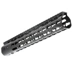AirsoftEra CNC Aluminium 12 Pouces Keymod RAS Rail de Garde-Main Convient pour M4 M16 Série AEG Fusil Noir