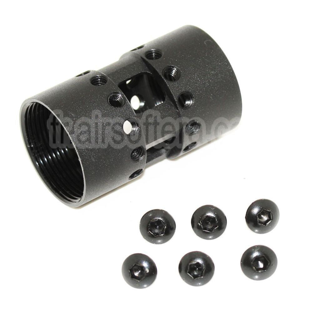 AirsoftEra CNC Aluminium 12 Pouces Keymod RAS Rail de Garde-Main Convient pour M4 M16 Série AEG Fusil Noir