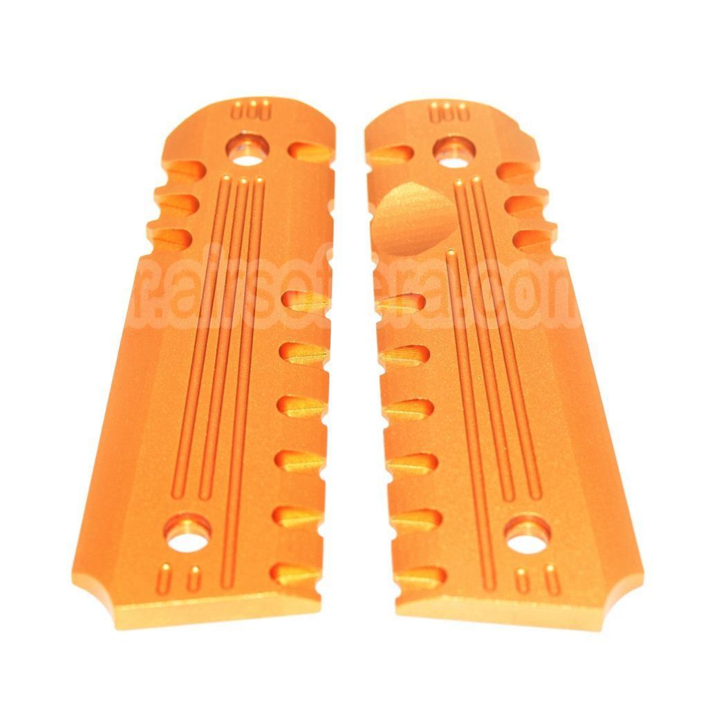 AirsoftEra CNC Aluminium Poignée Couvre Convient pour Tokyo Marui M1911 MEU ARMY ARMAMENT 1911 Série Pistolet