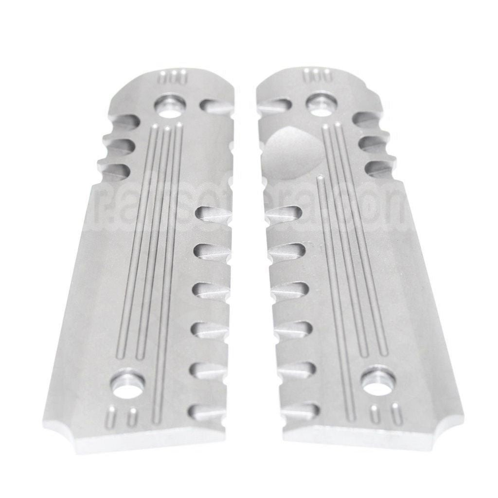 AirsoftEra CNC Aluminium Poignée Couvre Convient pour Tokyo Marui M1911 MEU ARMY ARMAMENT 1911 Série Pistolet
