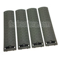 Ensemble de 4 pièces AirsoftEra, panneau de protection de rail texturé antidérapant, couleur vert feuillage ACU FG