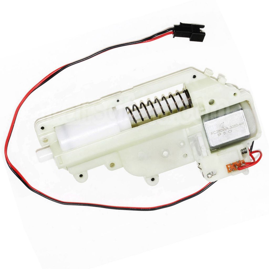 CYMA Mini Full Vitesse Boîte avec Moteur Convient pour CM022 CM023 M82 UZI Série AEG Fusil Airsoft