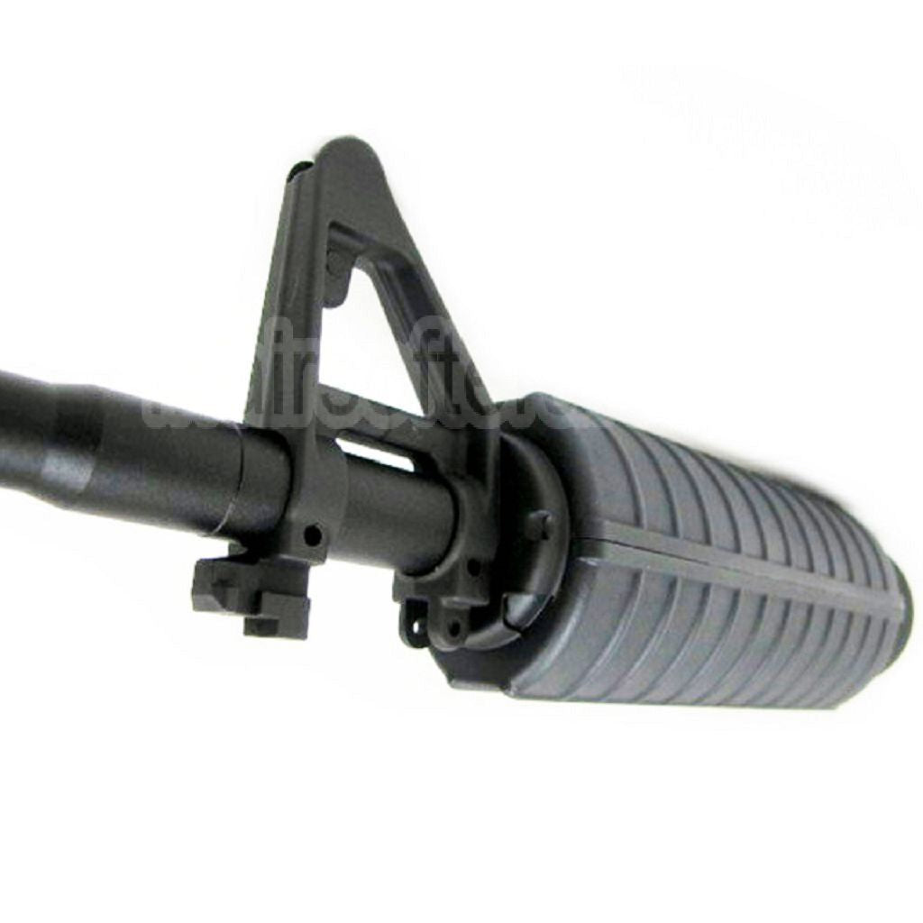 E&amp;C CNC Aluminum RAS Avant Set Rail de Garde-Main avec 12.5 Pouces Canon Extérieur Convient pour M4 M16 M4A1 Série AEG Fusil Airsoft Noir