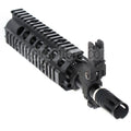 E&amp;C CNC Aluminium RAS Avant Set Rail de Garde-Main Convient pour SR16 M4 M16 Série AEG Fusil Airsoft Noir