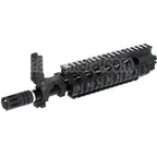 E&amp;C CNC Aluminium RAS Avant Set Rail de Garde-Main Convient pour SR16 M4 M16 Série AEG Fusil Airsoft Noir