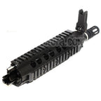 E&amp;C CNC Aluminium RAS Avant Set Rail de Garde-Main Convient pour SR16 M4 M16 Série AEG Fusil Airsoft Noir
