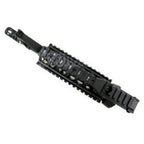 E&C CNC Aluminum RIX RAS Avant Set Rail de Garde-Main avec 9.5 Pouces Canon Extérieur Convient pour M4 M16 Série AEG Fusil Airsoft Noir