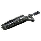 E&C CNC Aluminum RIX RAS Avant Set Rail de Garde-Main avec 9.5 Pouces Canon Extérieur Convient pour M4 M16 Série AEG Fusil Airsoft Noir