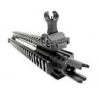 E&amp;C CNC Aluminum MK110 RAS Avant Set Rail de Garde-Main avec 9.5 Pouces Canon Extérieur Convient pour M4 M16 M4A1 Série AEG Fusil Airsoft Noir