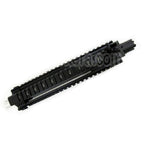 E&amp;C CNC Aluminum MK110 RAS Avant Set Rail de Garde-Main avec 9.5 Pouces Canon Extérieur Convient pour M4 M16 M4A1 Série AEG Fusil Airsoft Noir