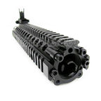 E&amp;C CNC Aluminum M18 RAS Avant Set Rail de Garde-Main avec 9 Pouces Canon Extérieur Convient pour M4 M16 M18 Série AEG Fusil Airsoft Noir