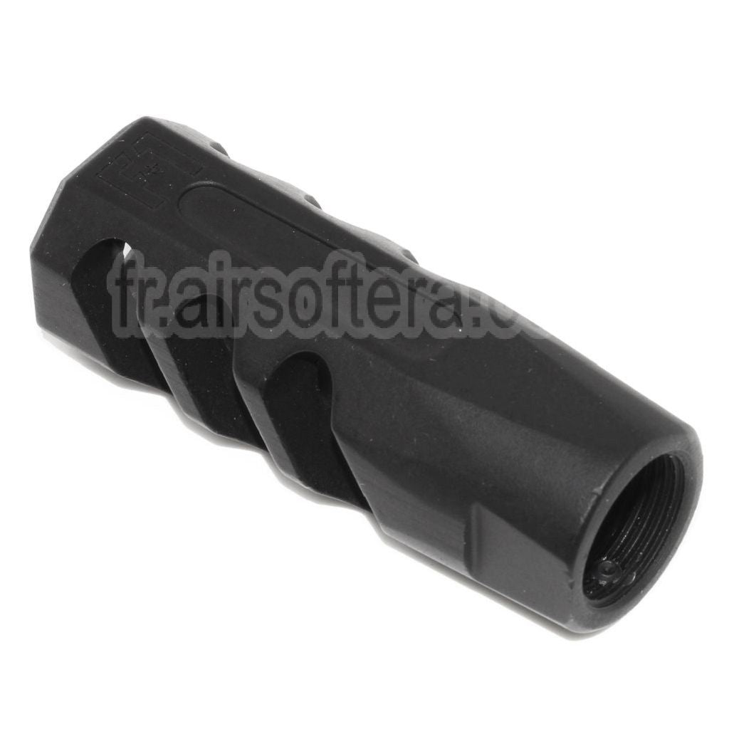 APS EMG Licensed F1 Firearms CMB Flat Faced Frein de Bouche Cache-Flamme Convient pour -14mm CCW sens antihoraire Canon Fusil Airsoft
