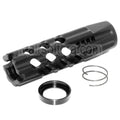 APS EMG Licensed F1 Firearms Dragon Slay Faced Frein de Bouche Cache-Flamme Convient pour -14mm CCW sens antihoraire Canon Fusil Airsoft Noir