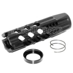 APS EMG Licensed F1 Firearms Dragon Slay Faced Frein de Bouche Cache-Flamme Convient pour -14mm CCW sens antihoraire Canon Fusil Airsoft Noir