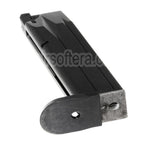 AirsoftEra 21 Billes Gaz Chargeur Convient pour WE (WE-TECH) Bulldog Tokyo Marui PX4 GBB Pistolet Airsoft Noir