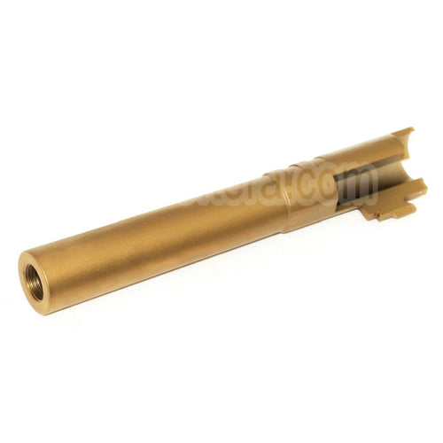 5KU 5 pouces Acier Inoxydable Canon Extérieur + 11mm CW sens horaire Convient pour Tokyo Marui Hi-Capa 5.1 GBB Pistolet Airsoft