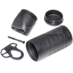 APS Mini Patriot Tube Crosse 150mm Convient pour ASR106 M4 M16 Série AEG Fusil Airsoft Noir
