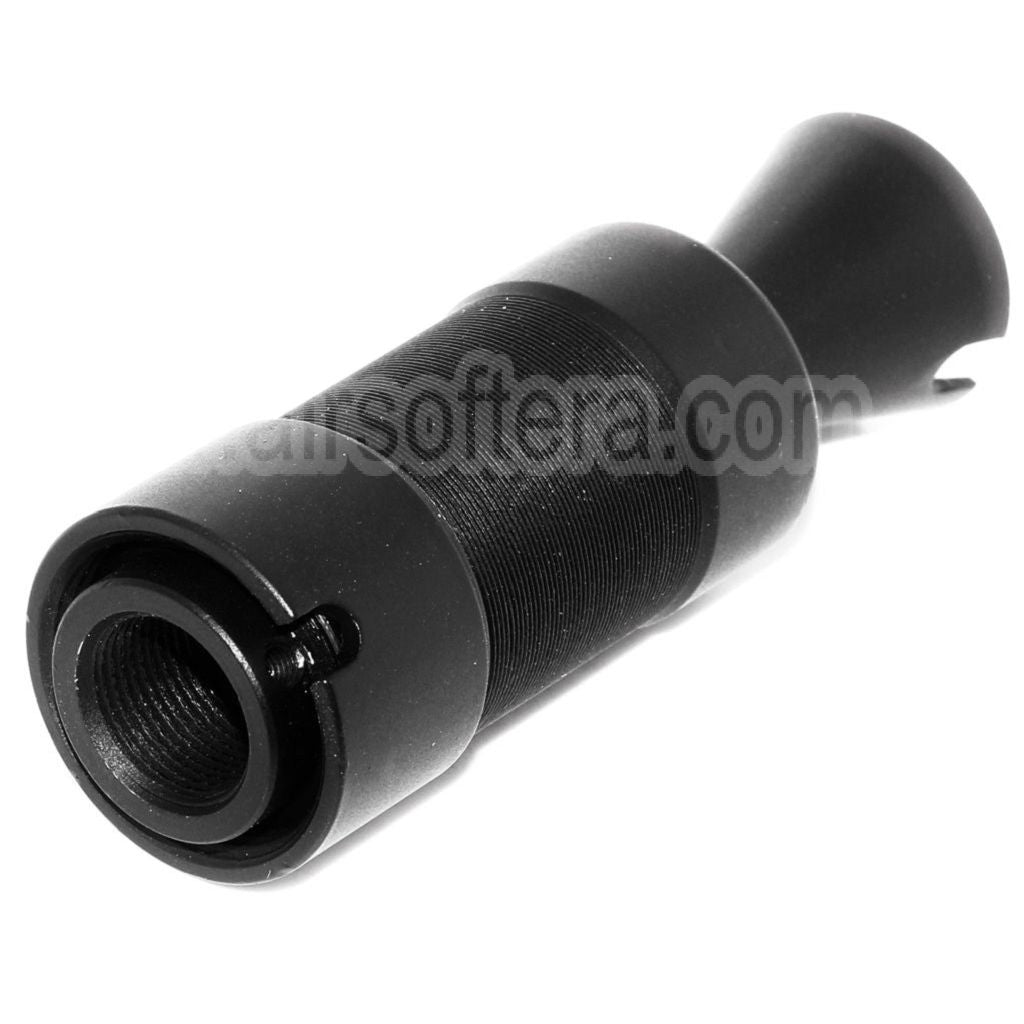 CYMA AK74U Métal Frein de Bouche Convient pour -14mm CCW sens antihoraire Canon Fusil Airsoft Noir