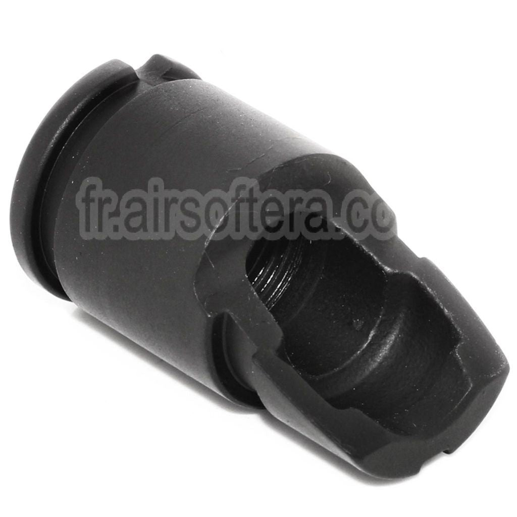 CYMA AKM Slant Métal Frein de Bouche Convient pour -14mm CCW sens antihoraire Canon Fusil Airsoft Noir
