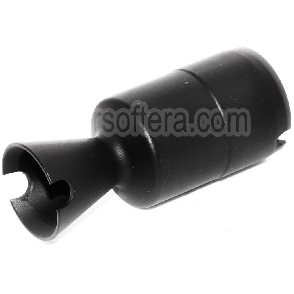 CYMA AKS74U Métal Frein de Bouche Convient pour -14mm CCW sens antihoraire Canon Fusil Airsoft Noir