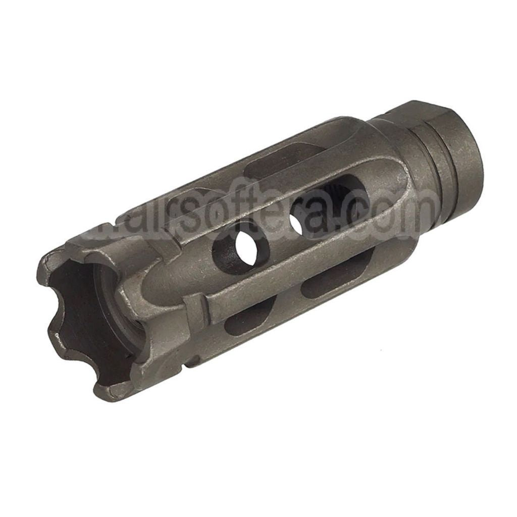 5KU Acier Mini Notalon Breacher Brake Frein de Bouche Convient pour -14mm CCW sens antihoraire Canon Fusil Airsoft Noir