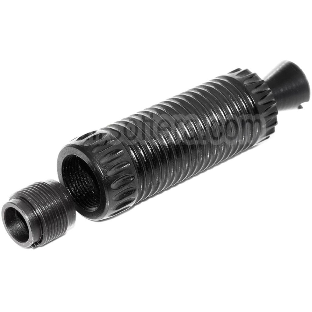 5KU Acier AKMSU Compensateur Frein de Bouche Convient pour -14mm CCW sens antihoraire Canon Fusil Airsoft Noir