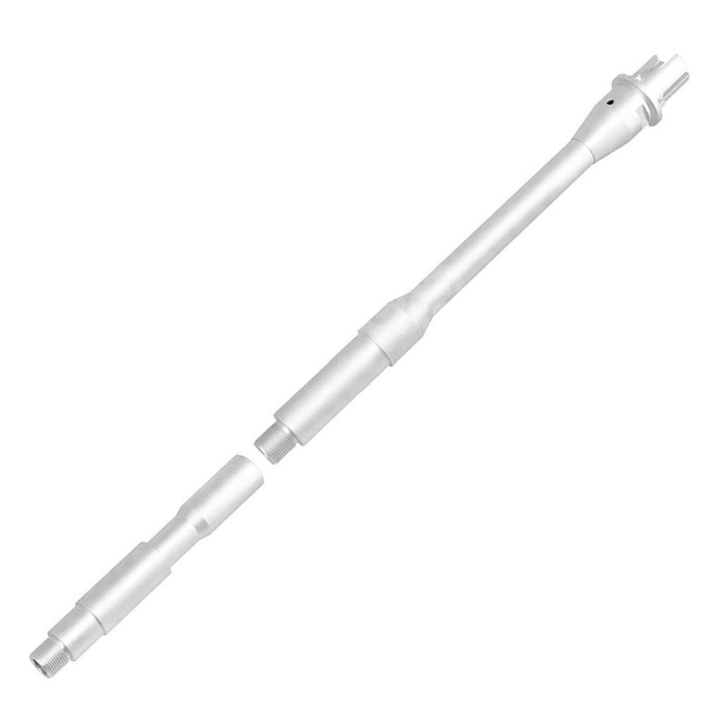 5KU 14.5 pouces Aluminium Canon Extérieur -14mm CCW sens antihoraire Convient pour M4 M16 M4A1 Série AEG Fusil Airsoft