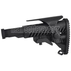 APS M4A64 Shark Style Crosse avec Cheek Piece Set Convient pour M4 M16 Série AEG Fusil Airsoft Noir