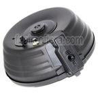 CYMA 2500 Billes Sheet Steel Chargeur Électrique Tambour Convient pour AK Série AEG Fusil Airsoft Noir