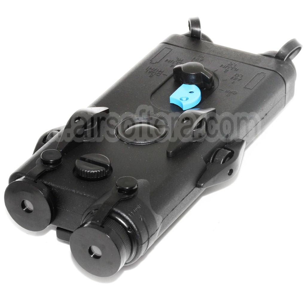 AirsoftEra PEQ 2 Style Batterie Boîte avec 20mm RIS Montage Convient pour AEG Airsoft Noir
