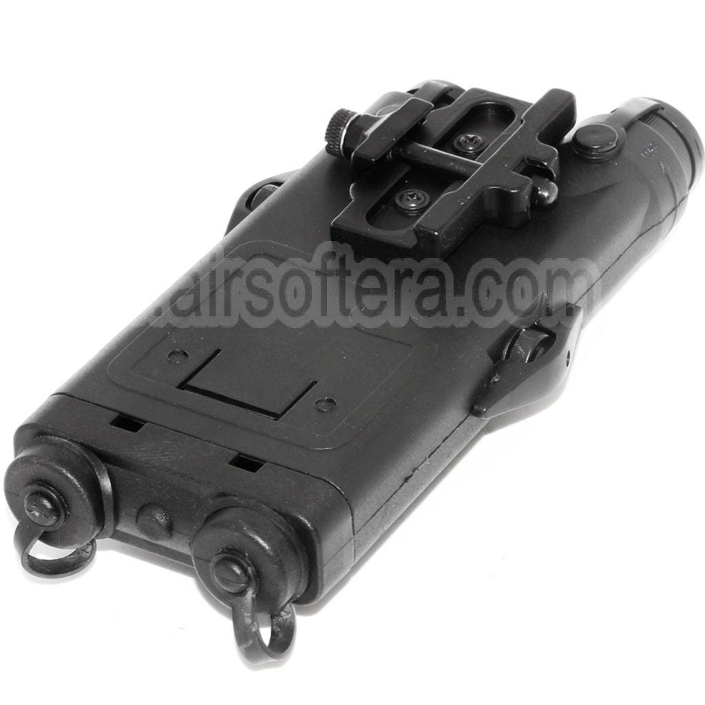 AirsoftEra PEQ 2 Style Batterie Boîte avec 20mm RIS Montage Convient pour AEG Airsoft Noir
