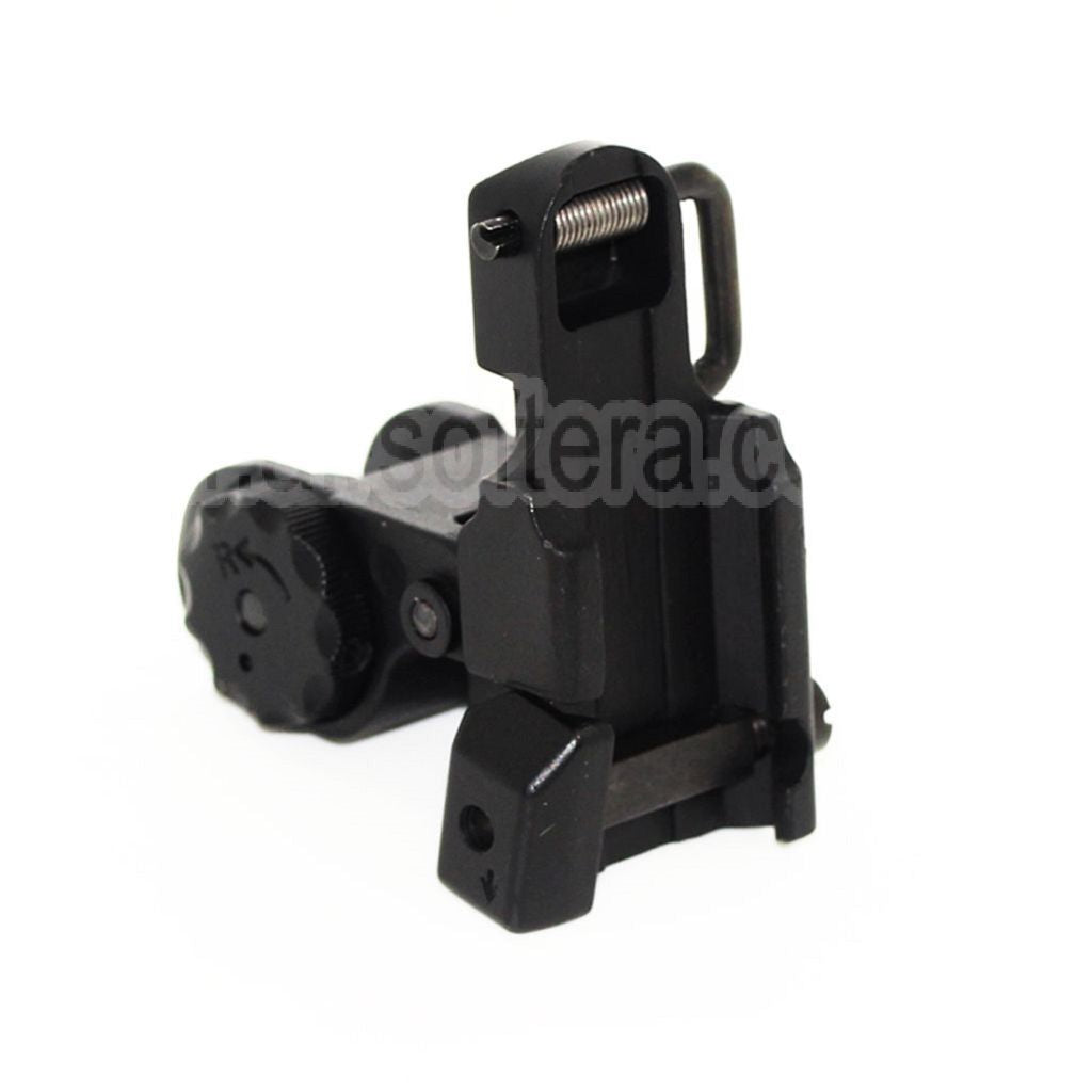 D-BOYS 300/600 Hausse Rabattable Convient pour 20mm Rail Fusil Airsoft