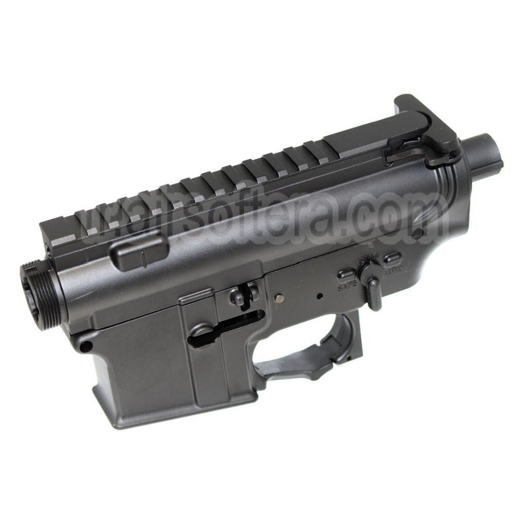APS Haut Bas Boîtier Convient pour APS ASR Tokyo Marui M4 M16 Série AEG Fusil Airsoft Noir