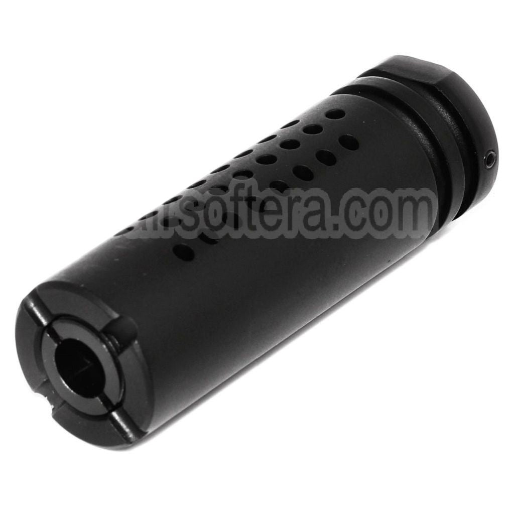 APS UAR Muzzle Frein de Bouche Convient pour -14mm CCW sens antihoraire Canon Fusil Airsoft Noir