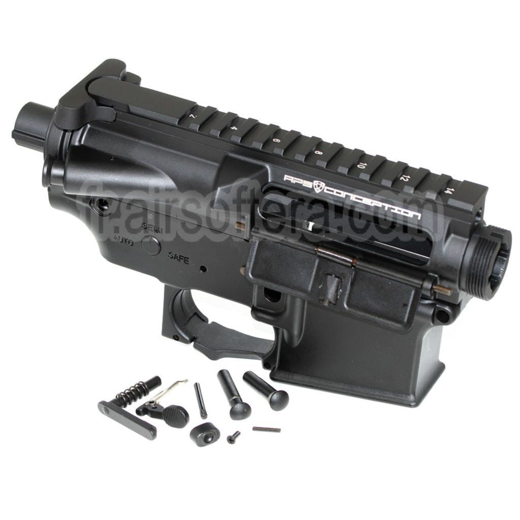 APS Logo Haut Bas Boîtier Convient pour APS ASR Tokyo Marui M4 M16 Série AEG Fusil Airsoft
